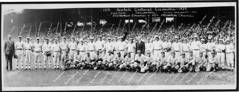 Connie Mack's Centennial Exhibition Game. Sunday September 10, 1939